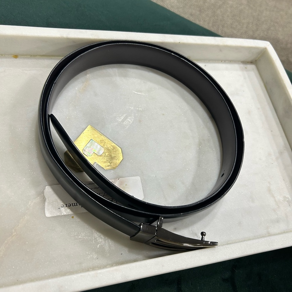 Black Leather Belt